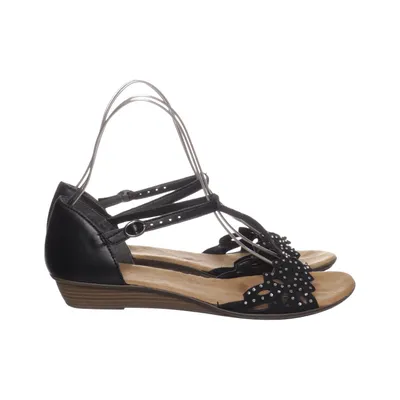 Sandals (Black) from Rieker Leather