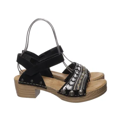 Clogs (Schwarz, Beige, Mehrfarbig) von Rieker Leder