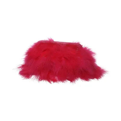 Clutch bag (Pink) from Mango Polyester, Polyurethane