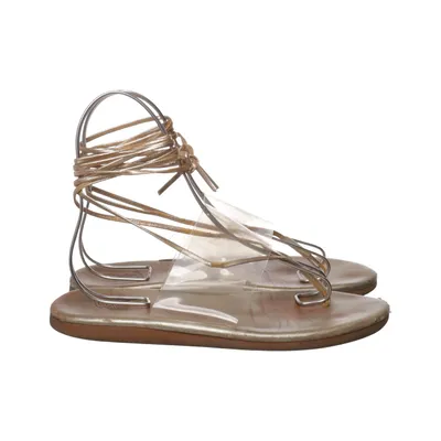 Sandalen (Goud) van Ancient Greek Sandals Leer