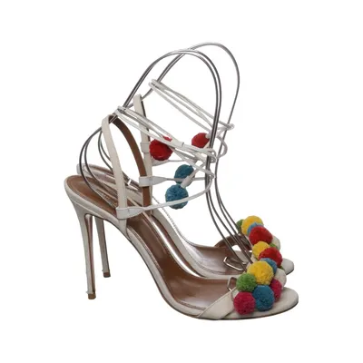 Højhælede sandaler (Wild Thing) fra Aquazzura Læder
