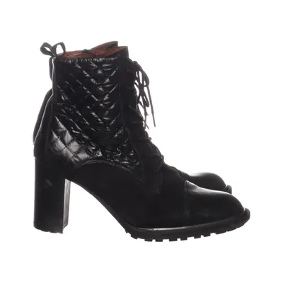 Heeled boots (Black) from Hispanitas Leather