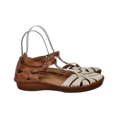 Sandals (Brown, White) from Pikolinos