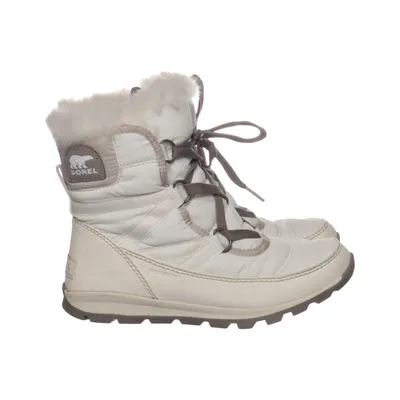 Bottes à lacets (Blanc, Gris) de Sorel Fausse fourrure