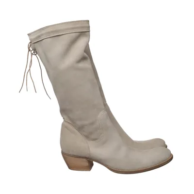 Boots (Beige) from Jolie Leather