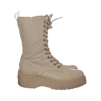 Laced boots (Beige) from D.Franklin