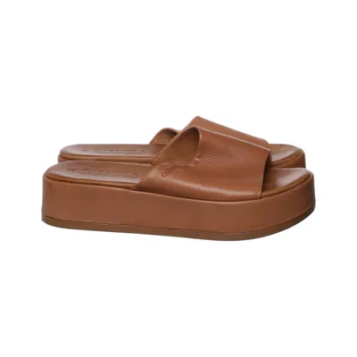 Slip-ins (Brown) from Carmela Polyurethane