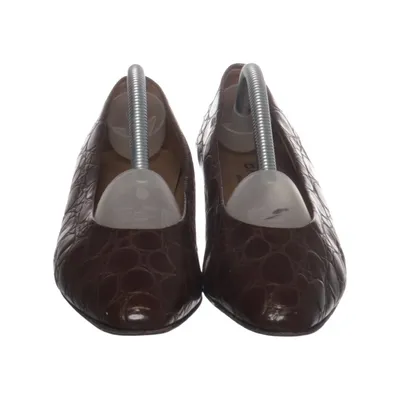 Pumps (Brown) from Bartu Faux leather