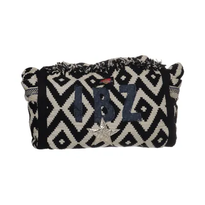 Shoulder-bag (Black, White) from Yippie Hippie