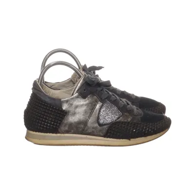 Sneakers (Blue, Gray) from Philippe Model