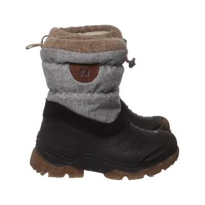 Bottes (Gris, Noir, Beige) de Elefanten Cuir, Polyester