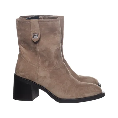 Stövletter (Beige) från Lucky Shoes