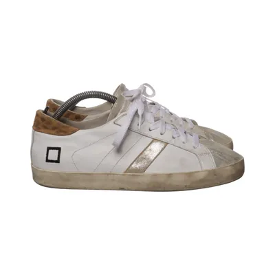 Sneakers (White, Silver, Brown) from Date Leather