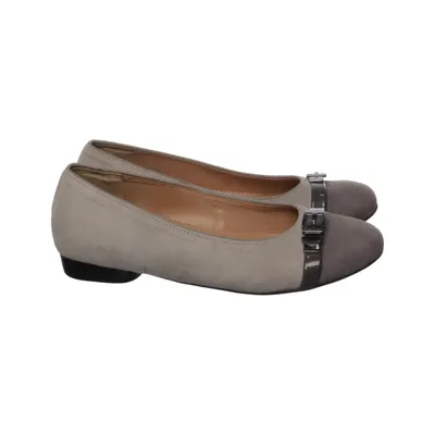 Ballet flats (Gray) from Salamander Leather