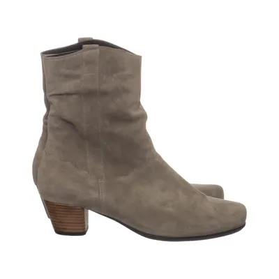 Heeled boots (Gray) from Durea Suede