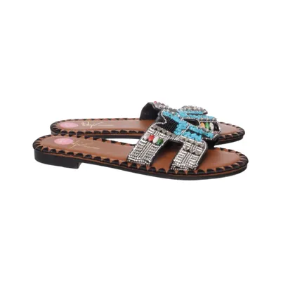 Sandals (Black, Multicolored) from Sergio Todzi