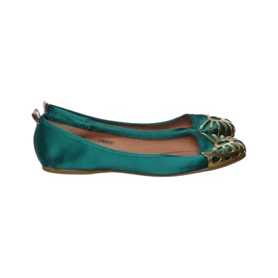 Ballet flats (Green, Gold) from Akira