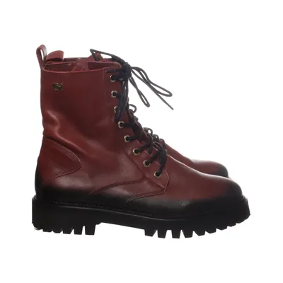 Veterlaarzen (SHARED LEATHER TH BOOTIE) van Tommy Hilfiger Leer