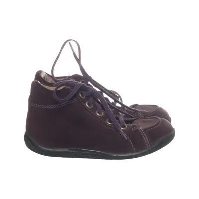Laced boots (Purple) from Däumling Leather