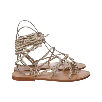 Sandales (Or, Beige) de Mosaic Cuir