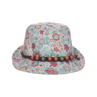 Bucket hat (Wit, Meerkleurig) van Pusblu Katoen, Polyester