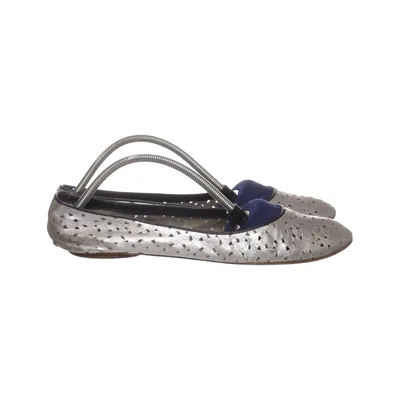 Ballerinas (Silber) von Maje Leder