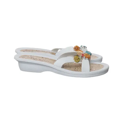 Sandaler (Vit, Flerfärgad) från Linea Scarpa