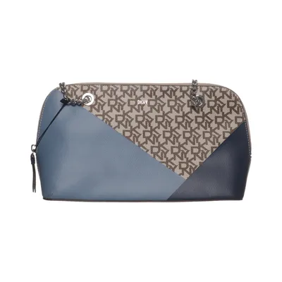 Umhängetasche (Blau, Beige) von DKNY
