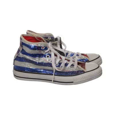 Canvas shoes (Red, Blue, Silver) from Converse