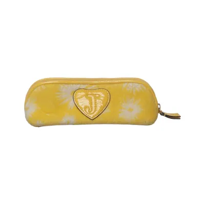 Toilet bag (Yellow, White) from Juicy Couture Cotton, Polyester