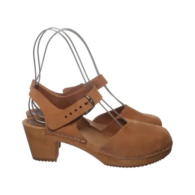Clogs (Brown) from Moheda Leather