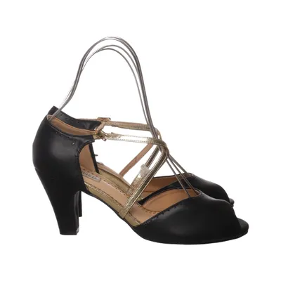 Dansschoenen (Zwart, Goud) van Banned