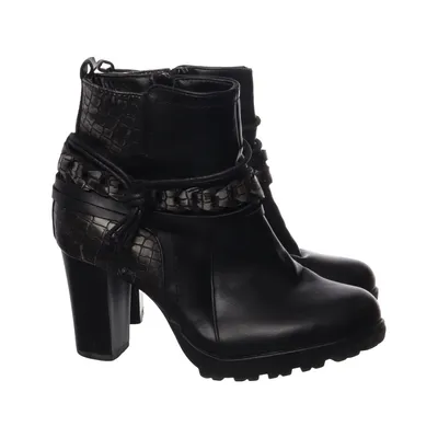 Heeled boots (Black) from Forever Folie