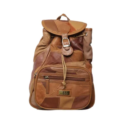 Backpack (Beige, Brown, Multicolored) from Dennis Parrot