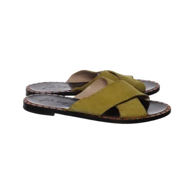 Sandalen (Geel) van Lola Cruz Leer