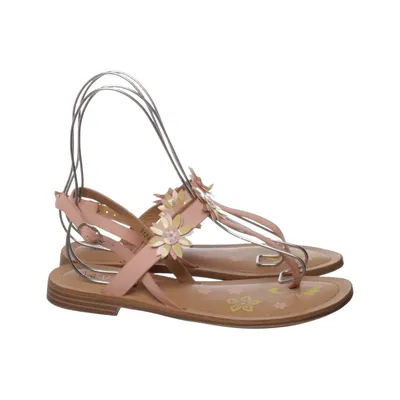 Sandales (Rose, Jaune, Multicolore) de Pink Pearl Faux cuir