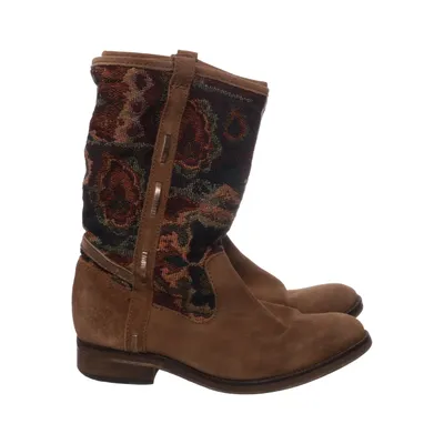 Ankle boots (Brown, Multicolored)