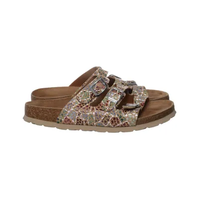 Sandals (Beige, Multicolored) from Rohde Leather