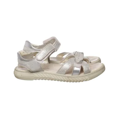 Sandals (Silver) from Schuhengel Leather
