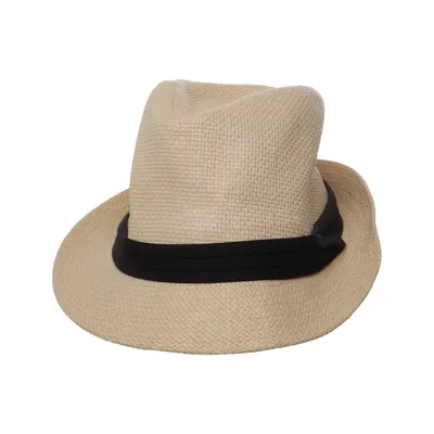 Fedora hat (Beige, Black) from Accessoires Polyester