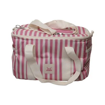 Shoulder-bag (Pink, White) from Sansibar