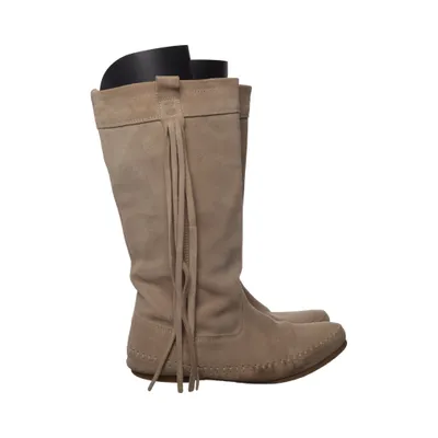 Bottes (Beige) Cuir