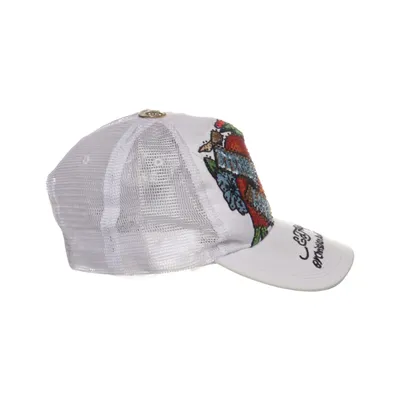 Casquette de camionneur (Blanc, Multicolore) de Ed Hardy Coton, Polyamide