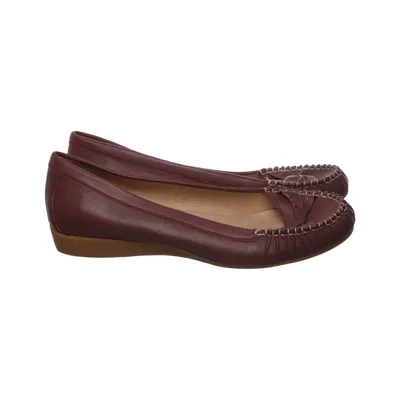 Mocassins (Lila) van Lands' End Leer