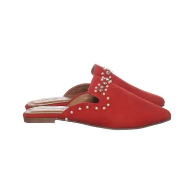 Mules (Red) from Inuovo Leather