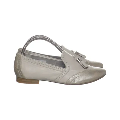 Loafers (Beige, Silver) from Tamaris Leather
