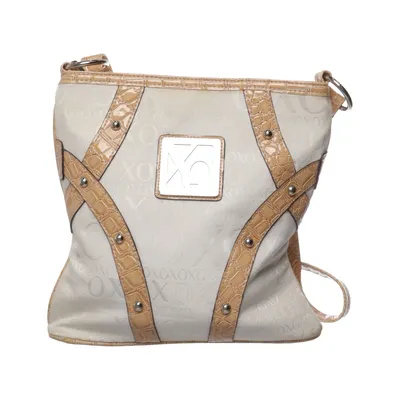 Axelremsväska (Beige, Vit) från Xoxo Bomull, Polyester
