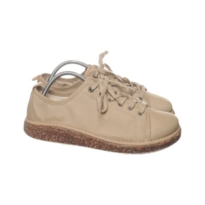 Canvas sko (Beige) fra Birkenstock Læder