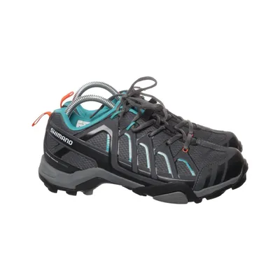 Bicycle shoes (Gray, Blue, Multicolored) from Shimano Leather