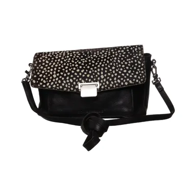 Shoulder-bag (Black, White) from Cowboysbag Leather
